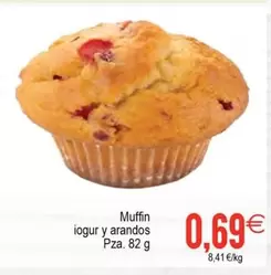 Oferta de Muffin Iogur Y Arandos por 0,69€ en Plenus Supermercados