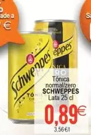 Oferta de Schweppes - Tonica Normal/Zero por 0,89€ en Plenus Supermercados