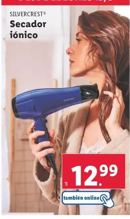 Oferta de SilverCrest - Secador Ionico por 12,99€ en Lidl