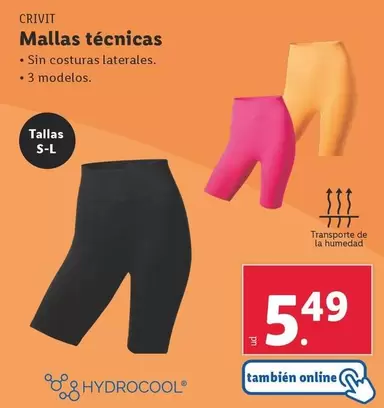 Oferta de Crivit - Mallas Tecnicas por 5,49€ en Lidl
