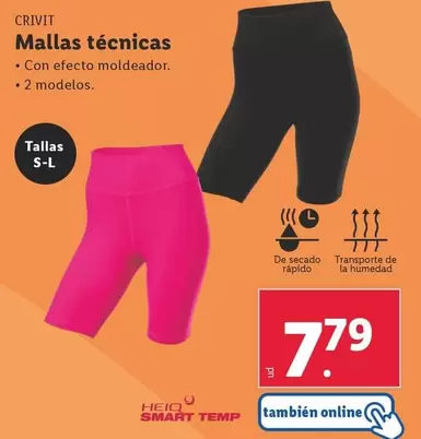 Oferta de Crivit - Mallas Técnicas por 7,79€ en Lidl