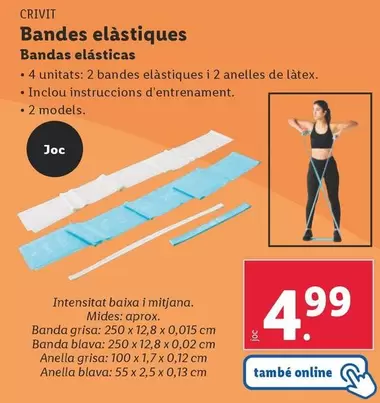 Oferta de Crivit - Bandas Elásticas por 4,99€ en Lidl