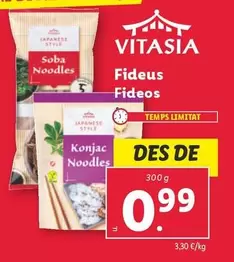 Oferta de Vitasia - Fideos por 0,99€ en Lidl