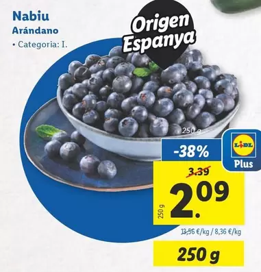 Oferta de Arándano  por 2,09€ en Lidl
