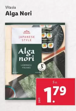 Oferta de Vitasia - Alga Nori por 1,79€ en Lidl