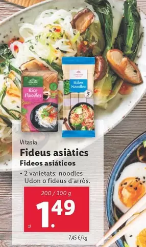Oferta de Vitasia - Fideos Asiáticos por 1,49€ en Lidl