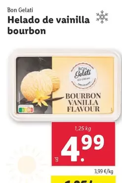 Oferta de Bon Gelati - Helado De Vainilla Bourbon por 4,99€ en Lidl