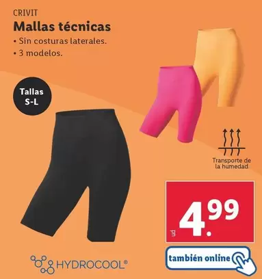 Oferta de Crivit - Mallas Tecnicas por 4,99€ en Lidl