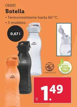 Oferta de Crivit - Botella por 1,49€ en Lidl
