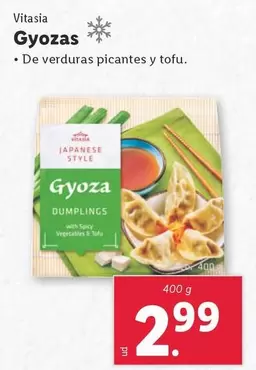 Oferta de Vitasia - Gyozas por 2,99€ en Lidl