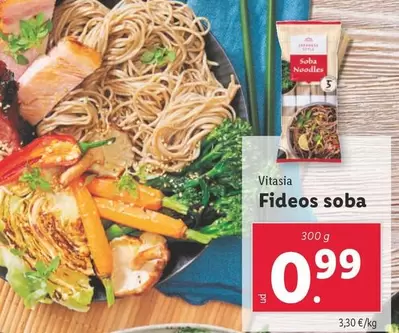 Oferta de Vitasia - Fideos Soba por 0,99€ en Lidl