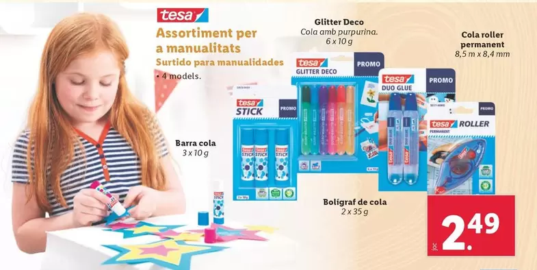 Oferta de Tesa - Surtido Para Manualidades por 2,49€ en Lidl