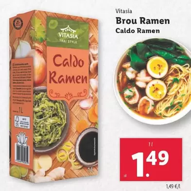 Oferta de Vitasia - Caldo Ramen  por 1,49€ en Lidl