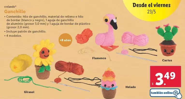 Oferta de Crelando - Ganchillo por 3,49€ en Lidl