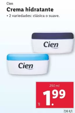 Oferta de Cien - Crema Hidratante por 1,99€ en Lidl