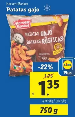 Oferta de Harvest Basket - Patatas Gajo por 1,35€ en Lidl