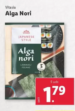 Oferta de Vitasia - Alga Nori por 1,79€ en Lidl