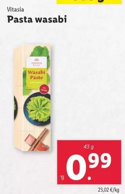 Oferta de Vitasia -  Pasta Wasabi por 0,99€ en Lidl
