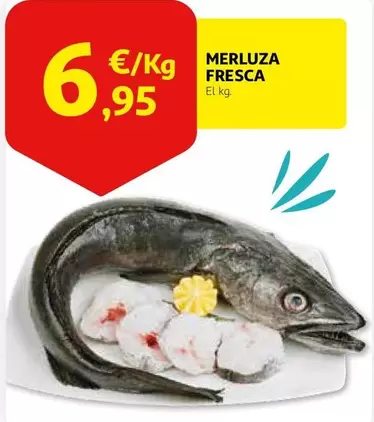 Oferta de Merluza Fresca por 6,95€ en Alcampo