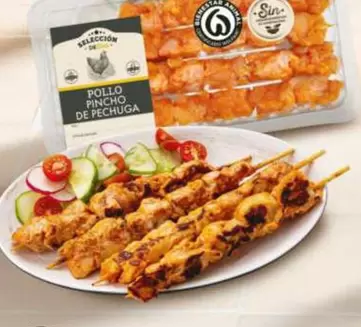 Oferta de Seleccion De Dia - Pinchos De Pollo Barbacoa por 2,99€ en Dia