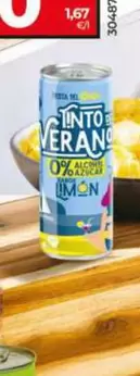 Oferta de Dia - Tinto De Verano Sin Alcohol Sabor Limón 1,5 L por 0,55€ en Dia