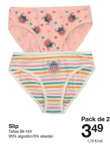 Oferta de Slip por 3,49€ en ZEEMAN