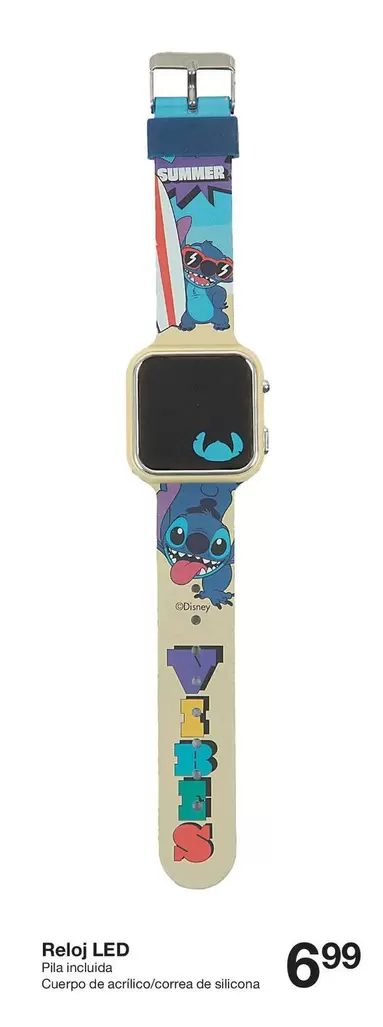 Oferta de Reloj Led por 6,99€ en ZEEMAN