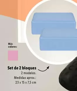 Oferta de Set De 2 Bloques en Lidl