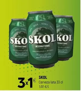 Oferta de Skol - Cerveza por 1€ en Coviran