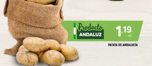 Oferta de Patata De Andalucia por 1,19€ en Coviran