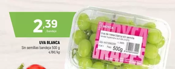 Oferta de Uva Blanca por 2,39€ en Coviran