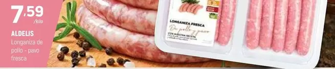 Oferta de Aldelis - Lombarzo De Pollo Fresa por 7,59€ en Coviran