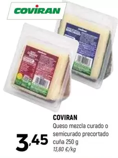 Oferta de Coviran - Queso Mezcla Curado O Semicurado Precortado Cuna por 3,45€ en Coviran