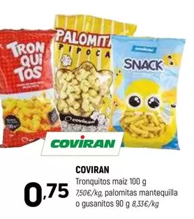 Oferta de Coviran - Tronquitos Maiz por 0,75€ en Coviran