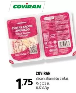 Oferta de Coviran - Bacon Ahumado Cintas por 1,75€ en Coviran