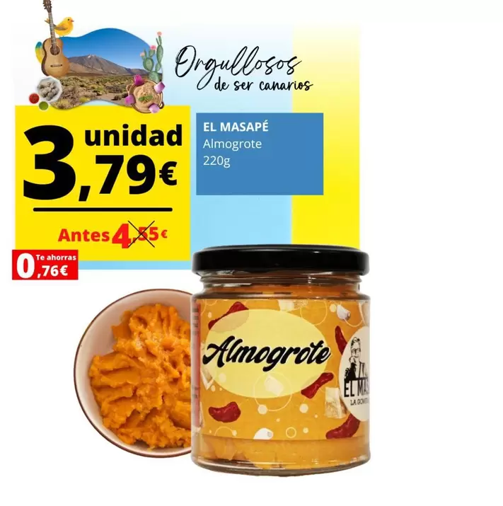 Oferta de  El Masapé - Almoprone por 3,79€ en Supermercados Tu Alteza