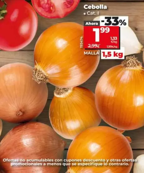 Oferta de Cebolla  por 1,99€ en Dia