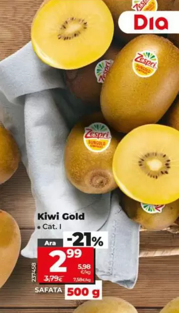 Oferta de Kiwi Gold  por 2,99€ en Dia