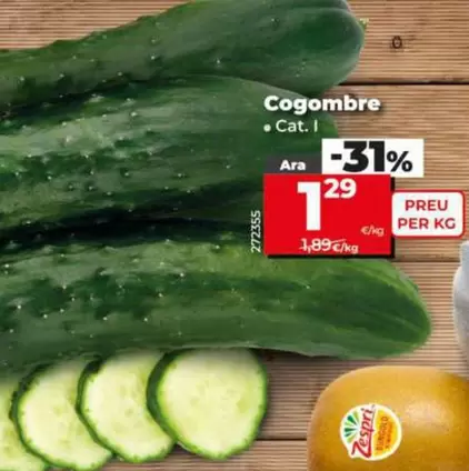 Oferta de Pepino por 1,29€ en Dia