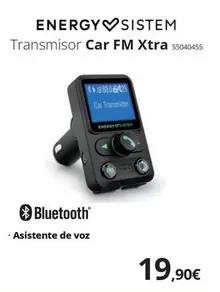 Oferta de Energy Sistem - Transmisor Car FM Xtra por 19,9€ en Ecomputer