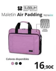 Oferta de Subblim - Maletin Air Padding por 16,9€ en Ecomputer