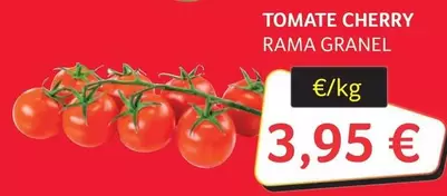 Oferta de Rama - Tomate Cherry  Granel por 3,95€ en Gros Mercat
