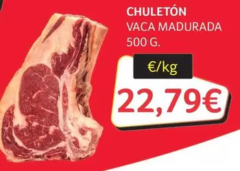 Oferta de Chuletón Vaca Madurada por 22,79€ en Gros Mercat
