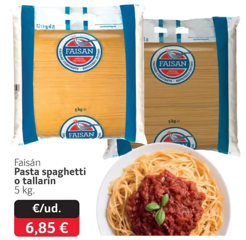 Oferta de Faisán - Pasta Spaghetti O Tallarin por 6,85€ en Gros Mercat