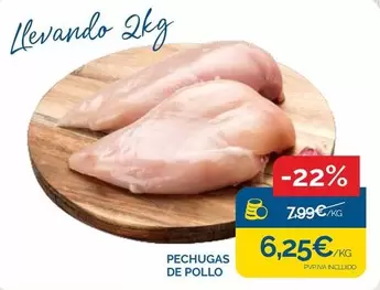 Oferta de Pechugas De Pollo por 6,25€ en Supermercados La Despensa