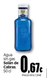 Oferta de Solán de Cabras - Agua Sin Gas por 0,67€ en Unide Market
