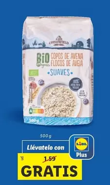 Oferta de Crownfield - Bio Copos De Avena  en Lidl