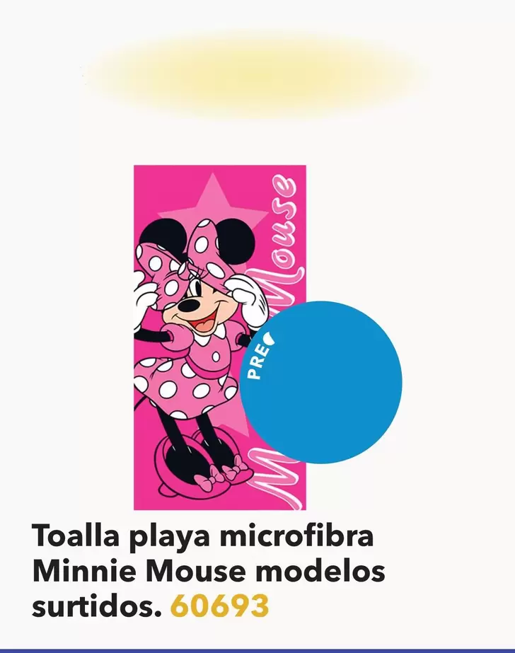 Oferta de Toalla Playa Microfibra Minnie Mouse  en Tiendas MGI