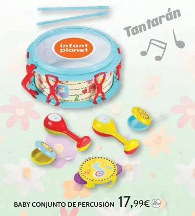 Oferta de Toy Planet - Baby Conjunto De Percusion por 17,99€ en Toy Planet