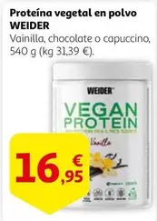 Oferta de Weider - Proteína Vegetal En Polvo por 16,95€ en Alcampo